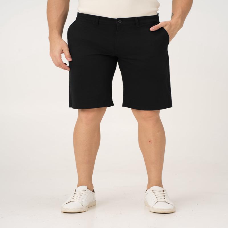 Basquiat Black Stretch Chino Shorts