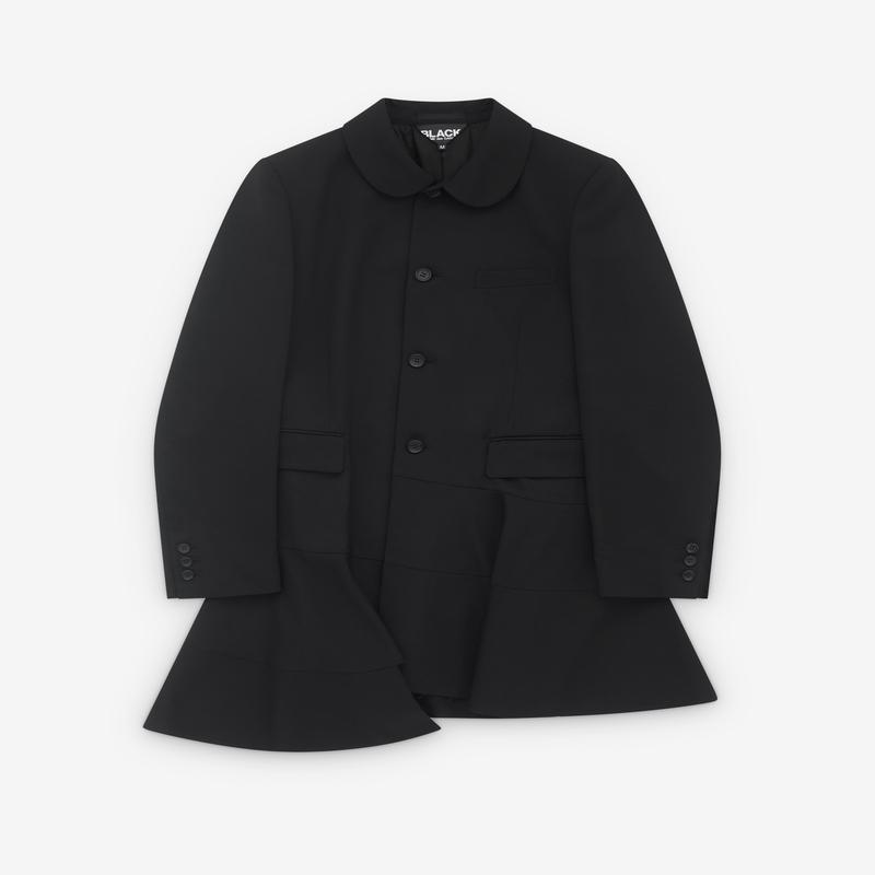 Black Comme des Garons - Peplum Hem Jacket - (Black)