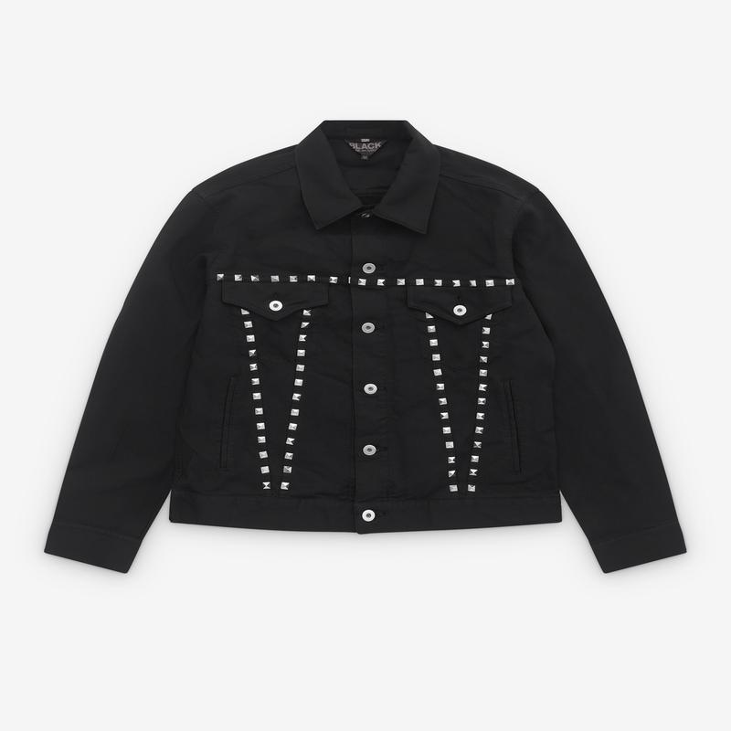 Black Comme des Garons - Studded Trucker Jacket - (Black)