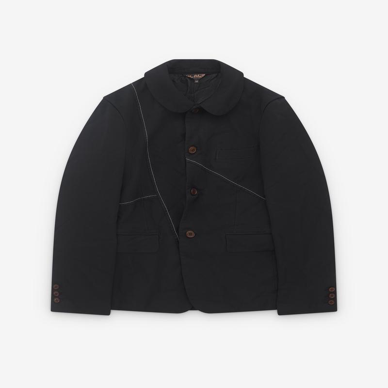 Black Comme des Garons - Top Stitch Blazer - (Black)