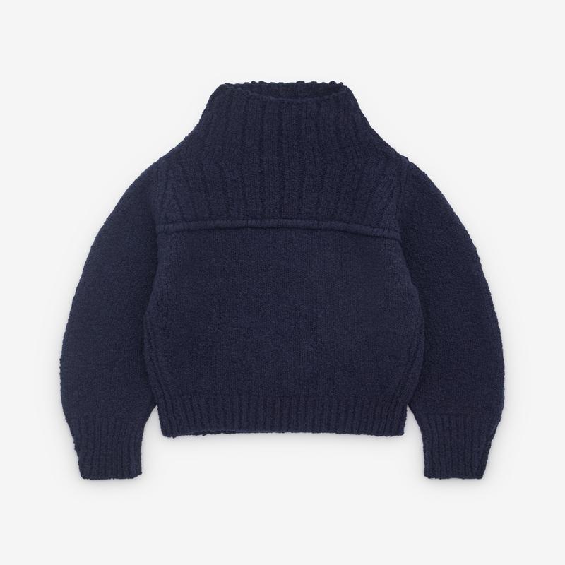 Dries Van Noten - Mens Oversized Wool Sweater - (Navy)