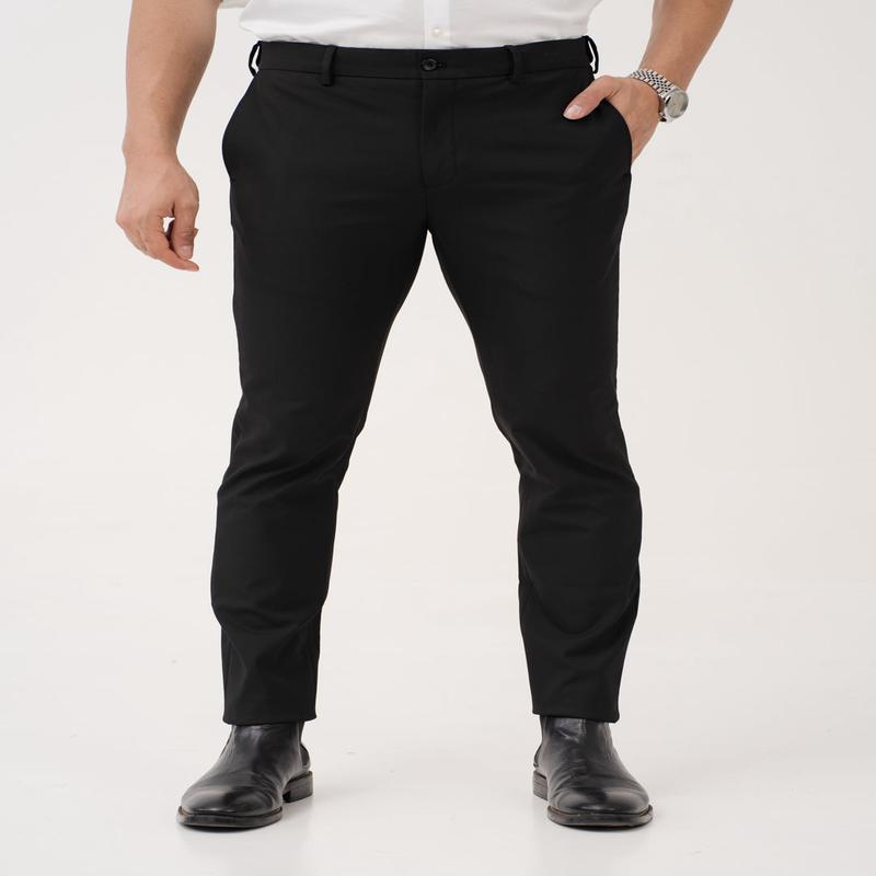 Inferno Black Twill Luxury Stretch Pants