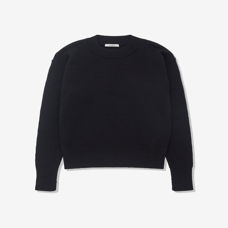 Lemaire - Mens Boxy Round Neck - (Black)