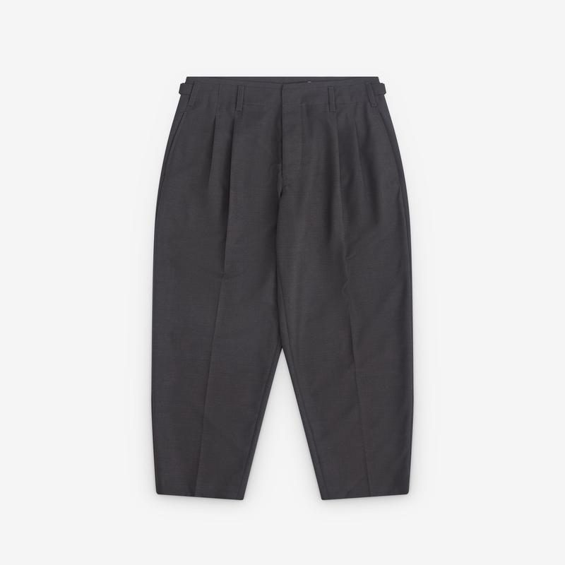 Lemaire - Mens Pleated Pants - (Coal)