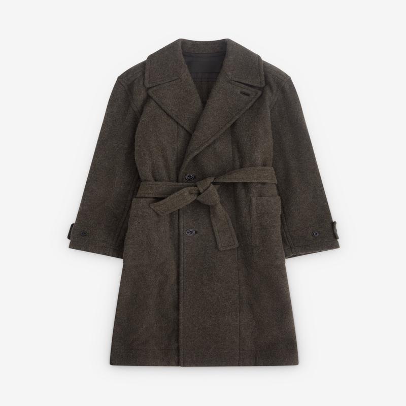 Lemaire - Mens Soft Coat - (Dark Khaki)
