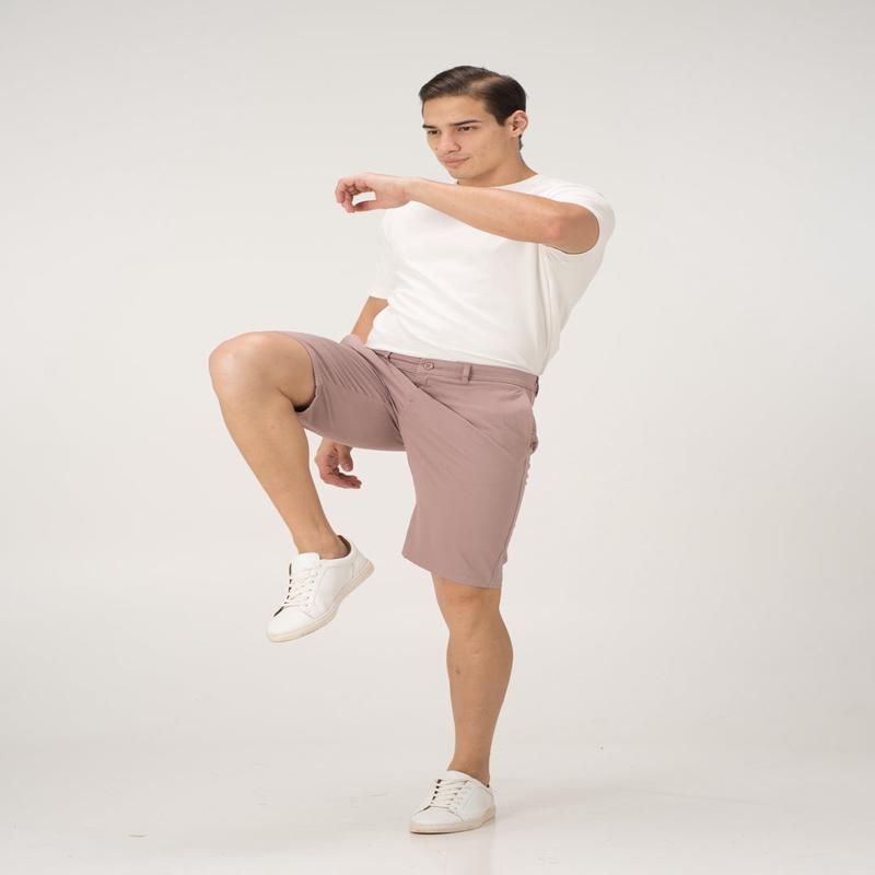 Pablo Pink Stretch Chino Shorts