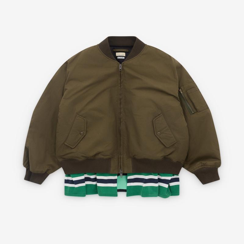 Stefan Cooke - Men's Rugby Skirt Ma-1 Bomber - (Green)