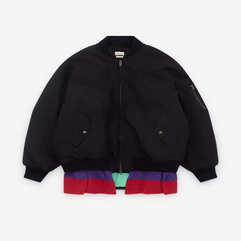 Stefan Cooke - Mens Rugby Skirt Ma-1 Bomber - (Black)