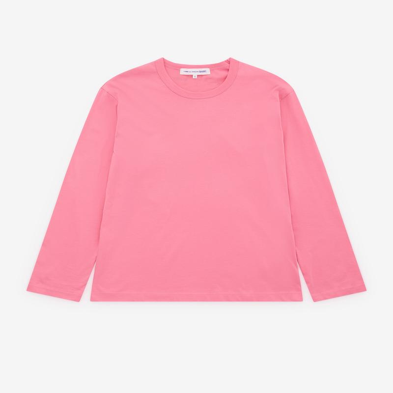 CDG Shirt - Mens Long Sleeve T-Shirt - (Pink)