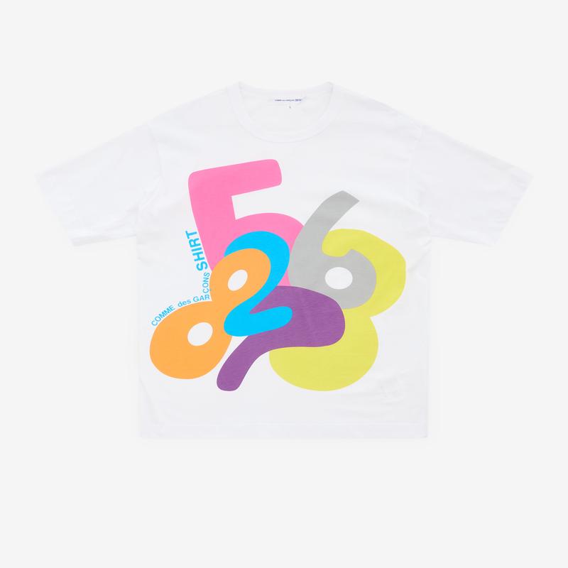 CDG Shirt - Mens Printed T-Shirt - (White)