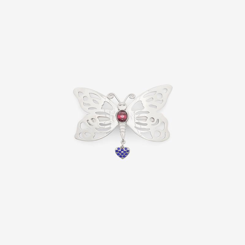 Chopova Lowena - Womens Carved Butterfly Hair Clip - (Multi)