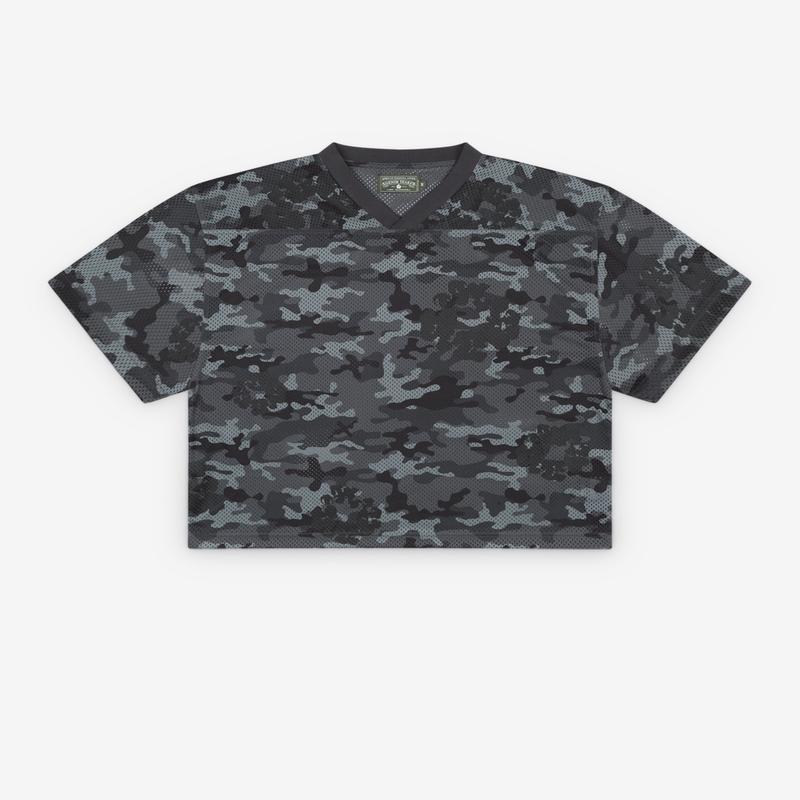 Denim Tears - Camo Wreath Jersey - (Black Camo)