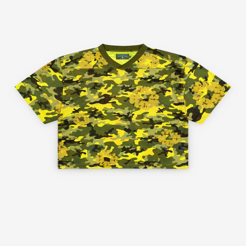Denim Tears - Camo Wreath Jersey - (Yellow Camo)