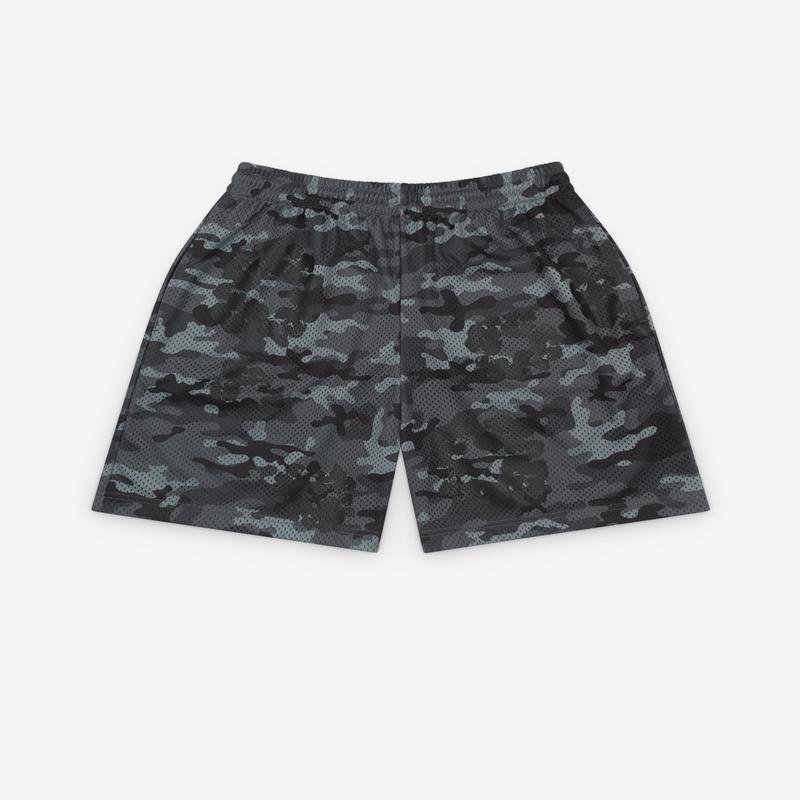 Denim Tears - Wreath Camo Shorts - (Black)