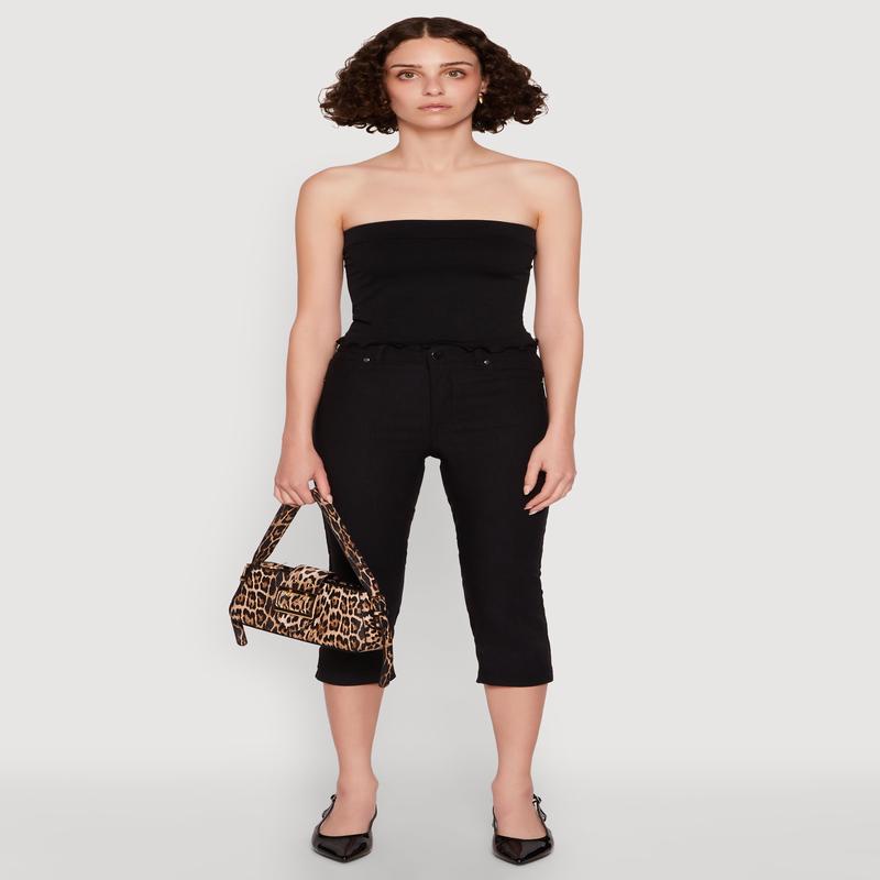 Lettuce Edge Seamless Tube Top