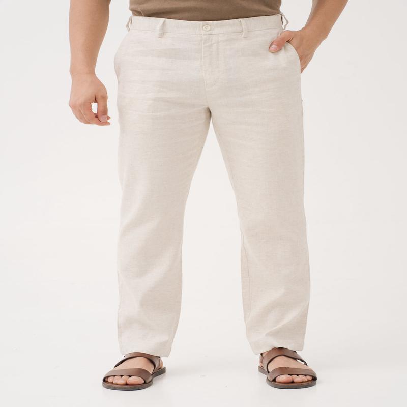 Reflora Cream Linen Sorona Pants