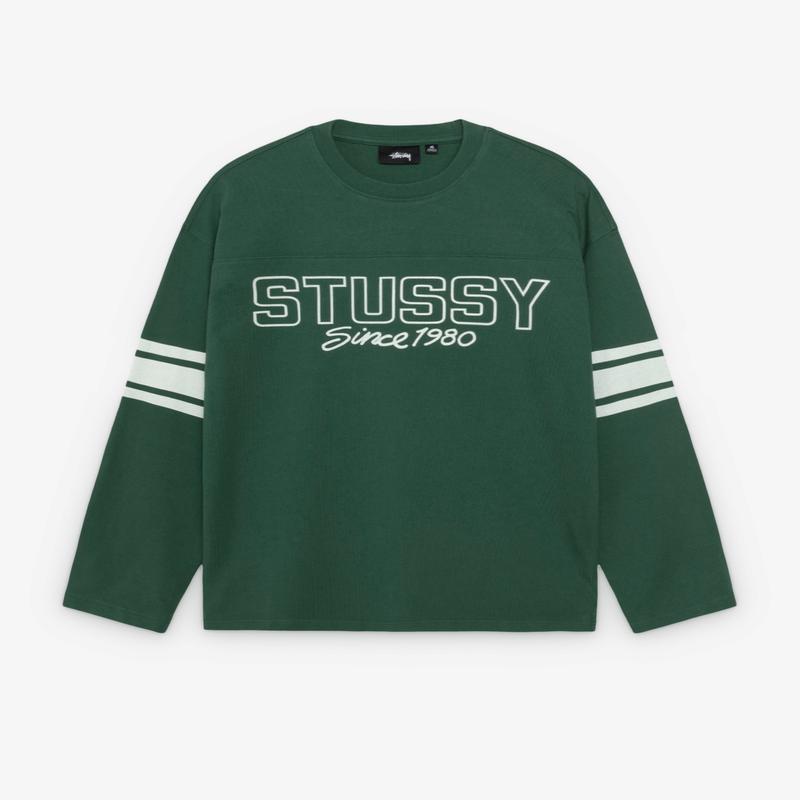 Stssy - Football Crew - (Green)