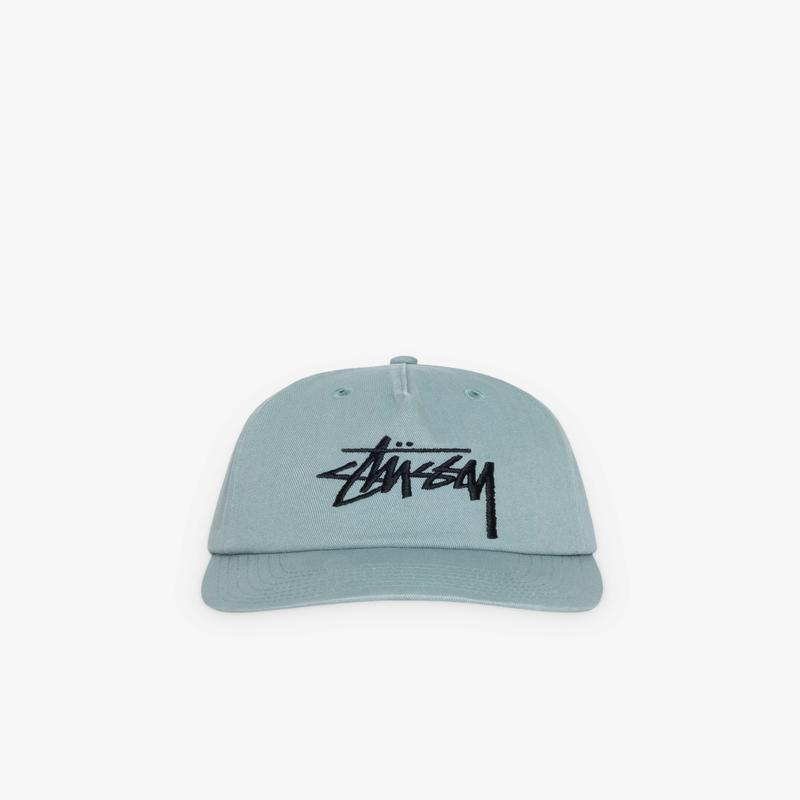Stssy - Mid Depth Big Stock Snapback - (Pale Blue)