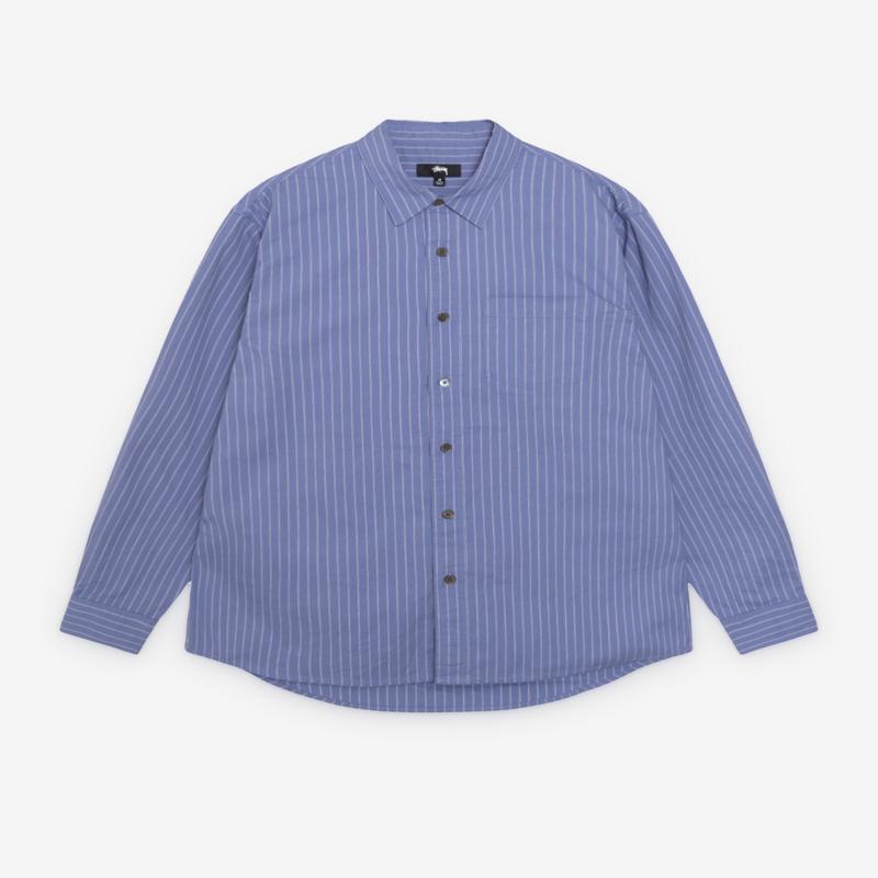 Stssy - Oxford Shirt - (Blue Stripe)