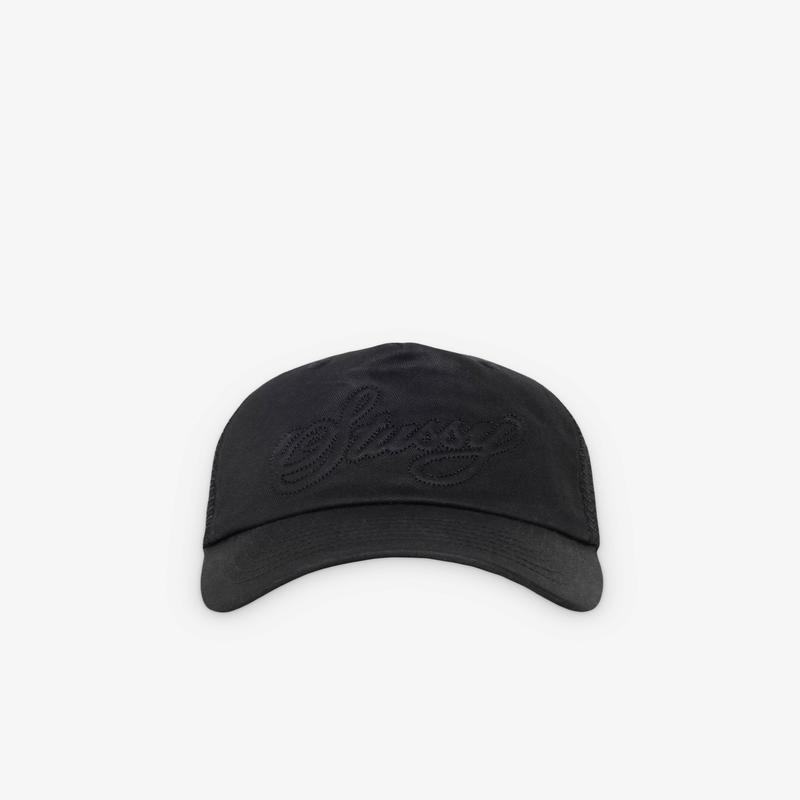 Stssy - Trucker Cursive Stitch Snapnack - (Navy)