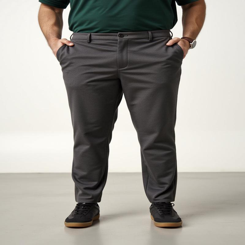 Charcoal Plus Size Power-Stretch Pants