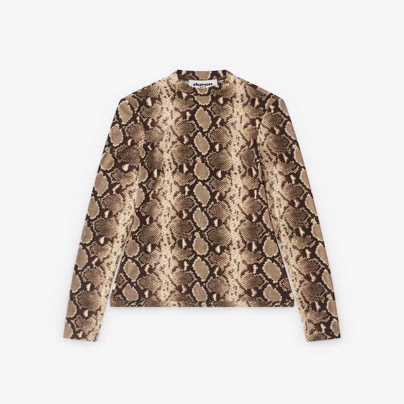 Duran Lantink - Women's Printed Snake Print Top - (Multi)