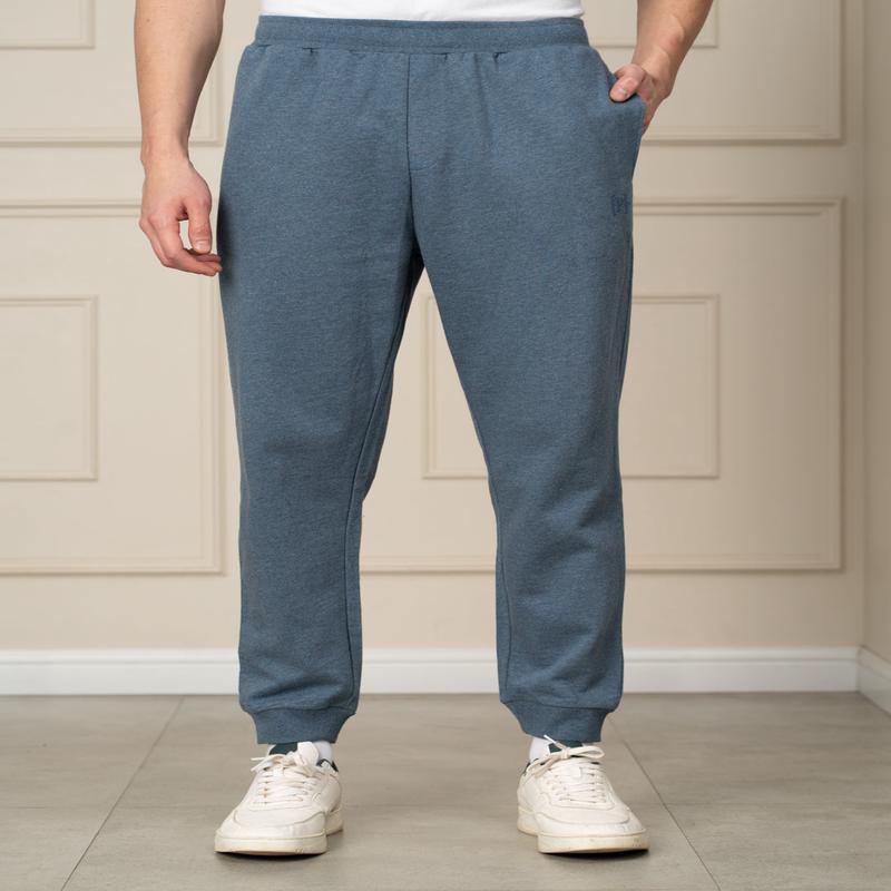 Norse Blue Melange Tapered Fit Joggers