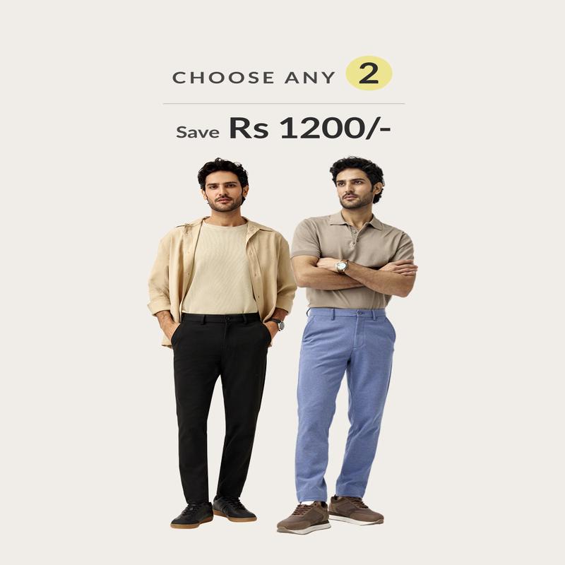 Premium Power-Stretch Pants Bundle of 2