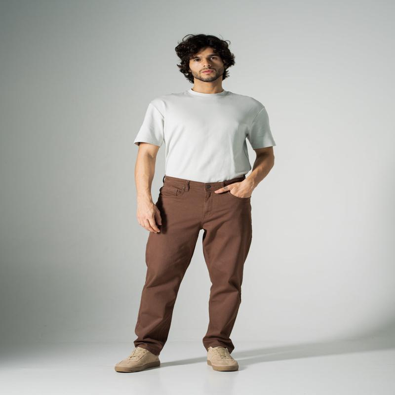 Root Brown Relaxed Fit Jeans