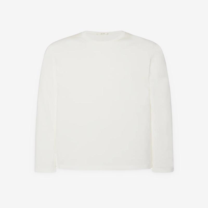 The Row - Mens Leon Longsleeve T-Shirt - (White)