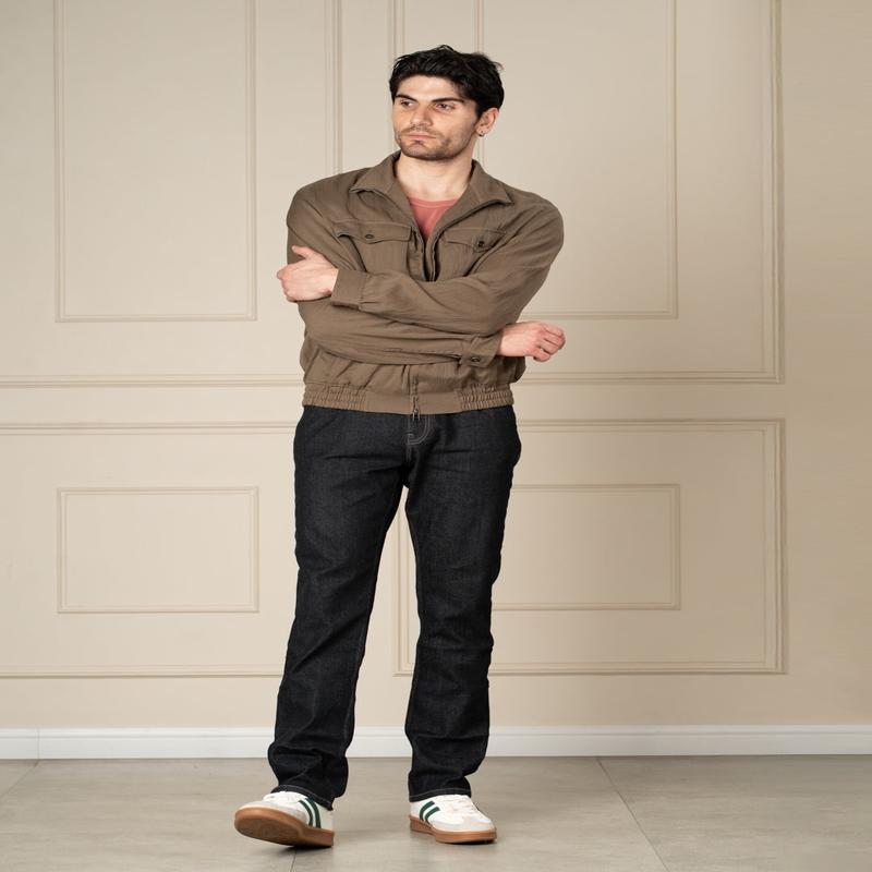 Kobe Blue Grey Luxury Relaxed Fit Jeans