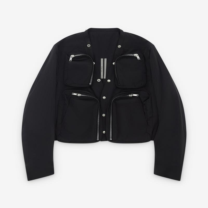 Rick Owens - Mens Woven Padded Jacket - (Black)