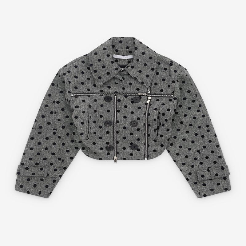 Rokh - Womens Broken Jacket - (Black Dot)
