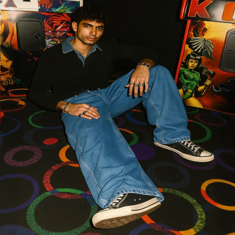 Aegean Blue Baggy Fit Jeans