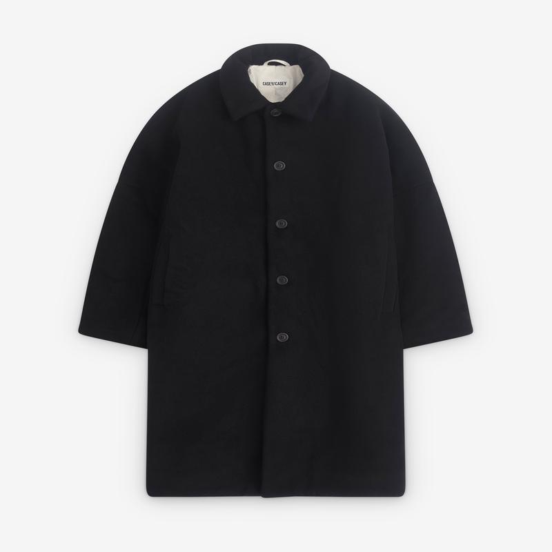 Casey Casey - Mens Big Blobby Coat - (Black)