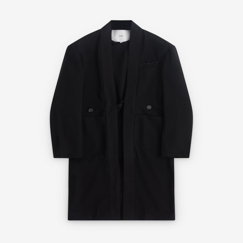 Setchu - Womens Haori Coat - (Black)
