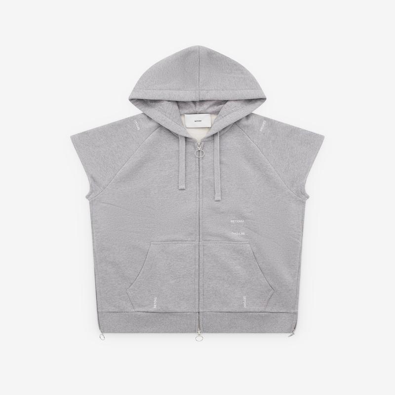 Setchu - Womens Setchu Hoodie Short Sleeve - (Grey)