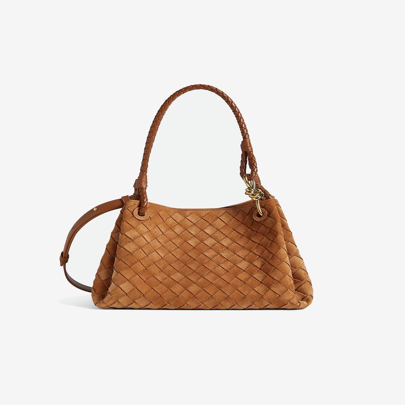 Bottega Veneta - Womens Parachute Bag - (Amber)