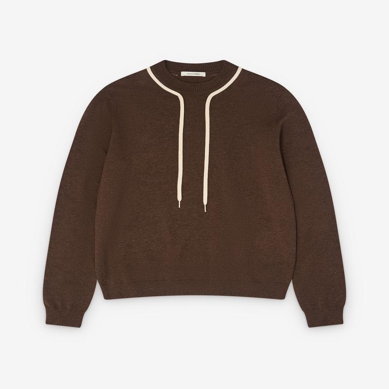 Craig Green - Mens Flatlock Lace Jumper - (Brown)