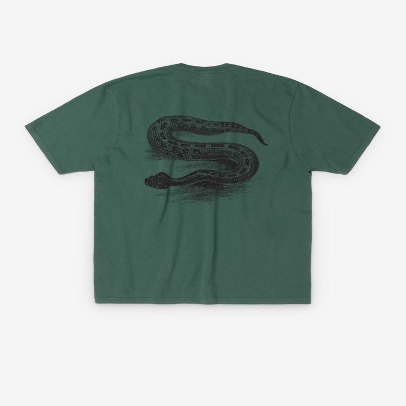 Stssy - Men's Serpent Pig. Dyed Tee - (Pine)