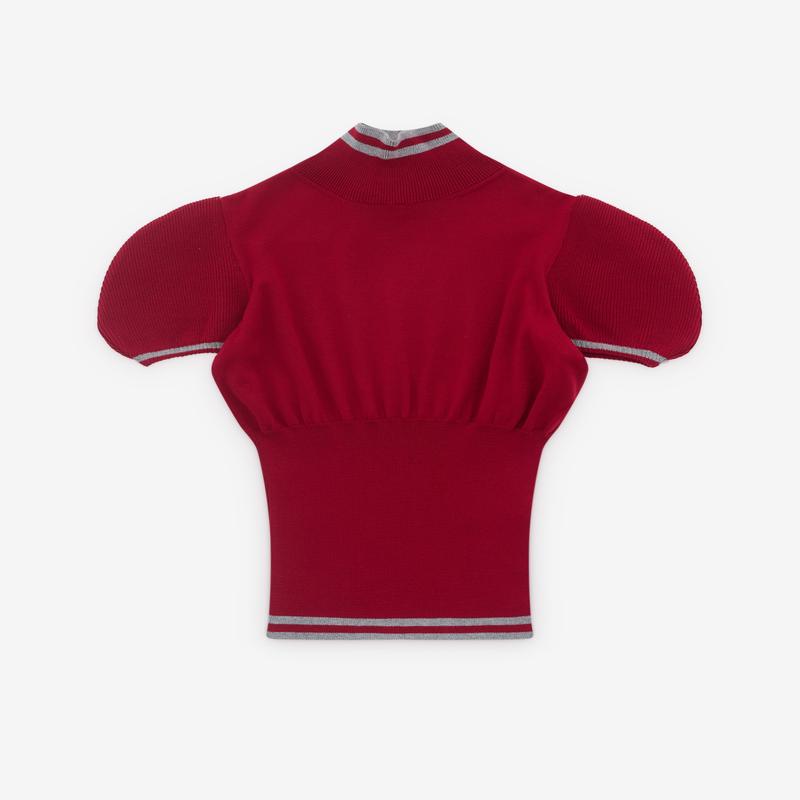 Kiko Kostadinov - Womens Simone Knit Top - (Cherry Red)