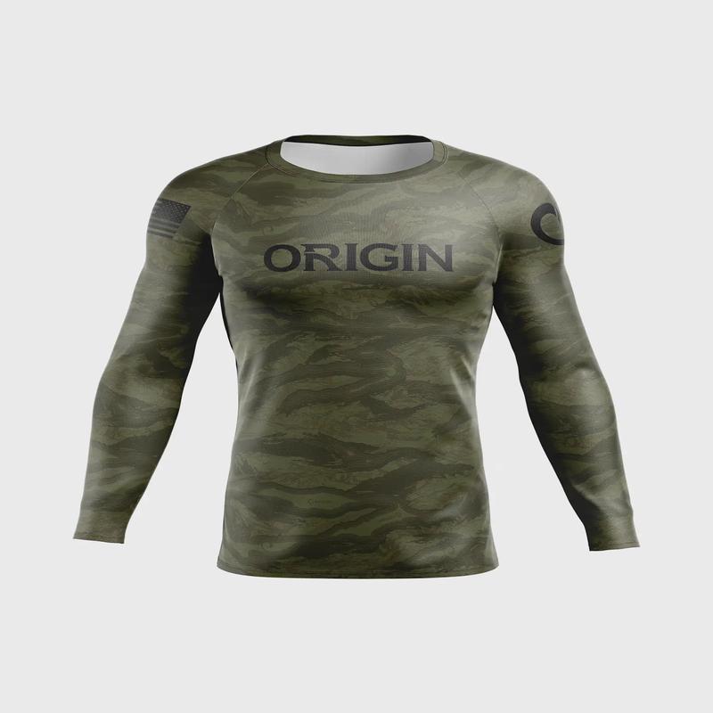 ORIGIN RAPTOR CAMO PATRIOT LS COMPRESSION RASHGUARD