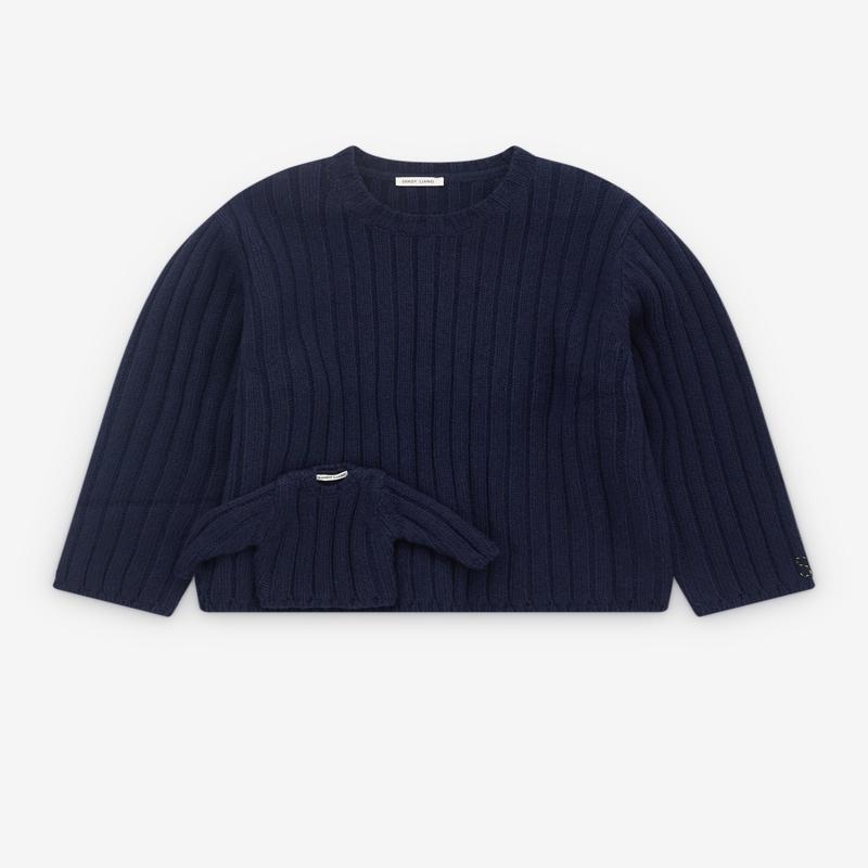 Sandy Liang - Womens Carlow Sweater - (Navy)