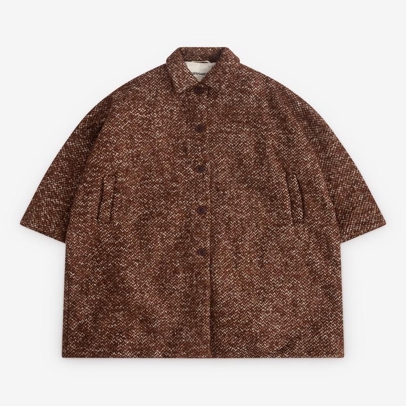 Casey Casey - Womens Big Blobby Coat - (Brown)