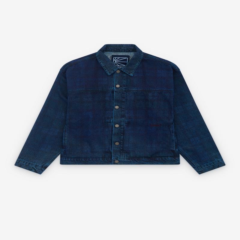 Rassvet - Mens Printed Denim Jack - (Blue)