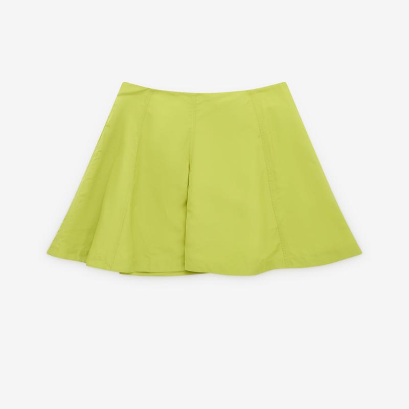 Sandy Liang - Womens Constance Skirt - (Chartreuse)