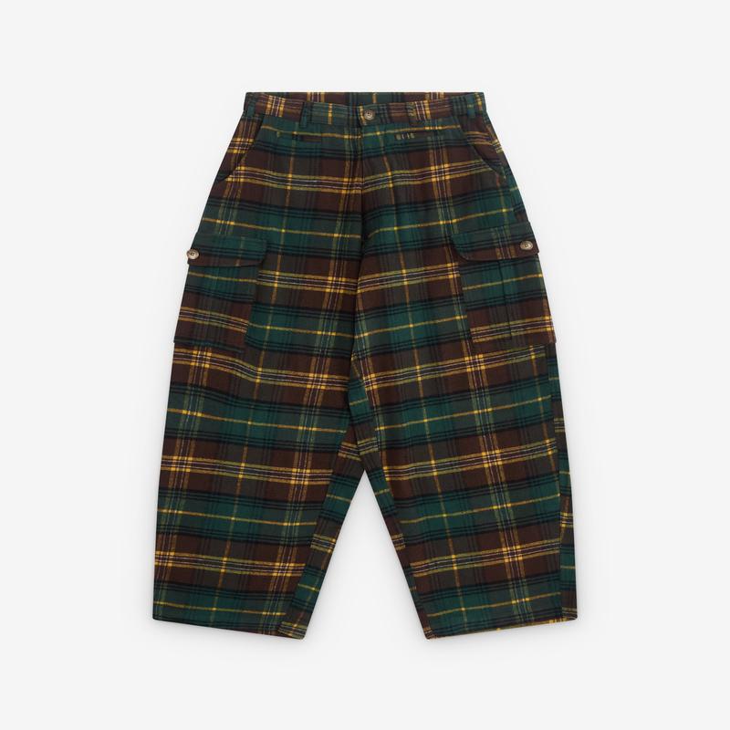 Sky High Farm - Mens Flannel Cargo Pants - (Yellow)