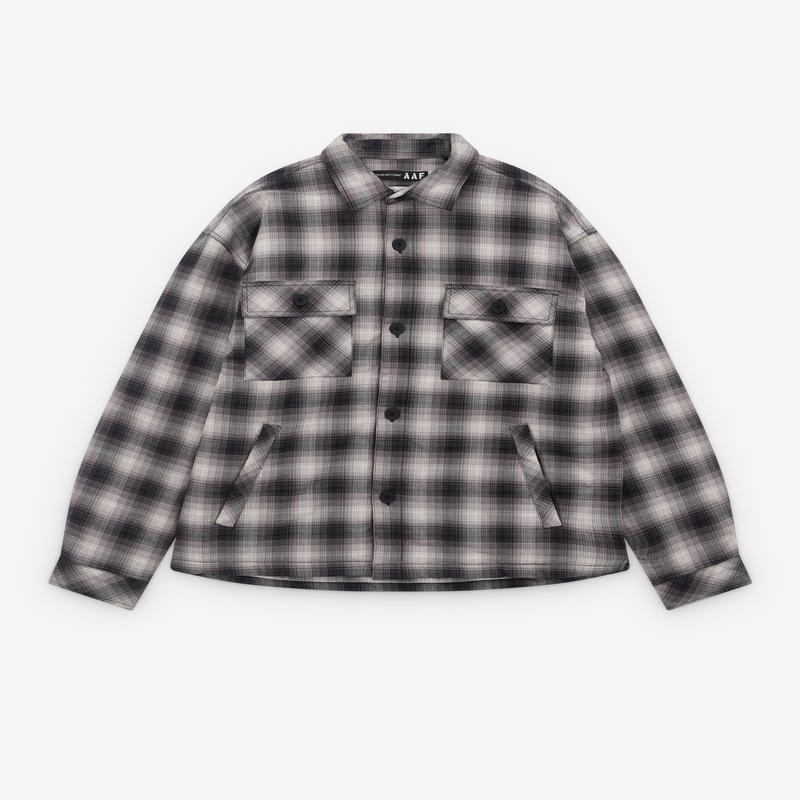 Applied Art Forms - Men's Check Jacket - (Black)