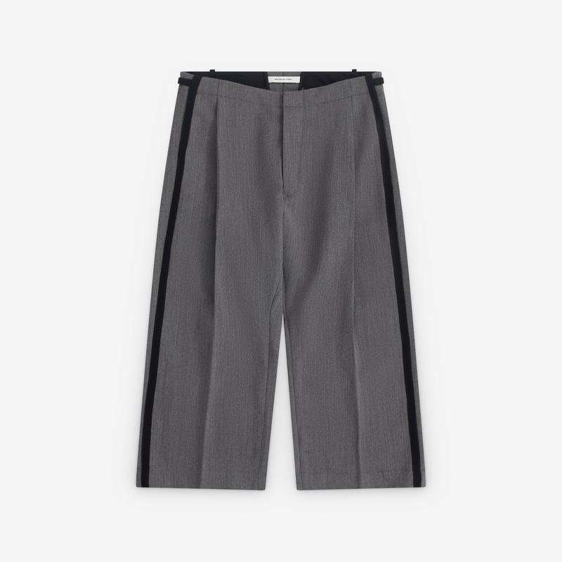 Applied Art Forms - Mens Dm1-9 Pleated Slacks - (Grey Melange)