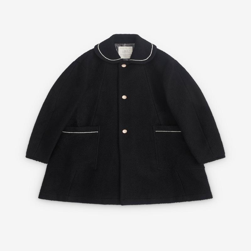 Renli Su - Womens Oversized Wool Coat - (Black)